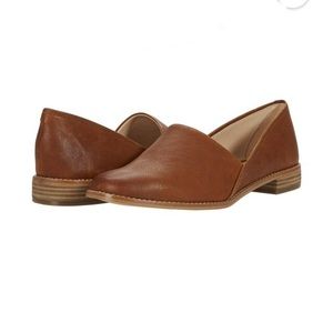 Clarks Pure Easy Mules, Size 8 Wide, Tan Leather